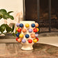 Bobble Pom Pom Vase - Multi Coloured