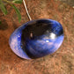 Blue Nebula Glass Lamp - Rock