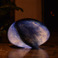 Blue Nebula Glass Lamp - Rock