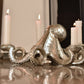Silver Octopus Candle Holder