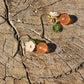 Orange Blossom Resin Earrings