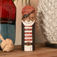 Pirate - Carved Pillar Figurine