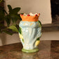 Mediterranean Queens Head Vase / Pot