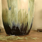 Green & Blue Organic Shape Vase - Large