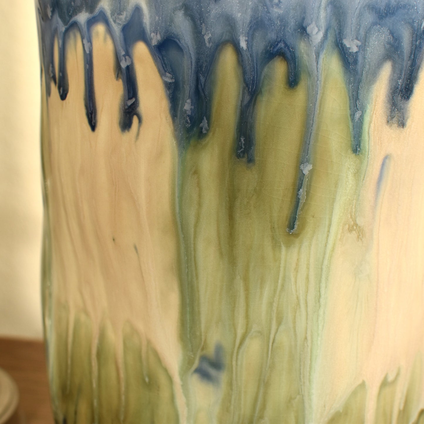 Green & Blue Organic Shape Vase - Large