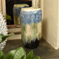 Green & Blue Organic Shape Vase - Large