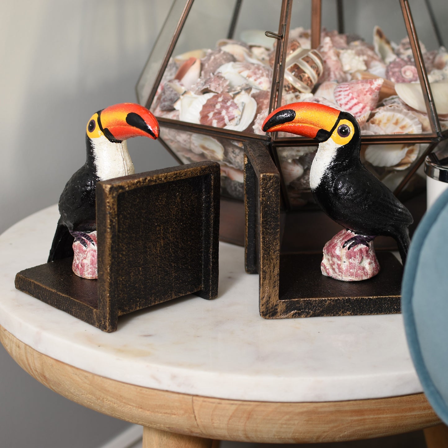 Pair of Toucan Bookends