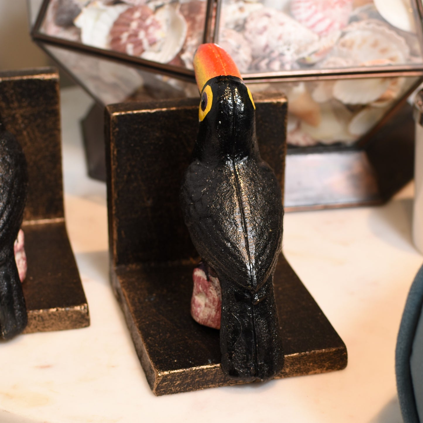 Pair of Toucan Bookends