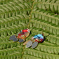 Marcela Earring - Red Blue Orange