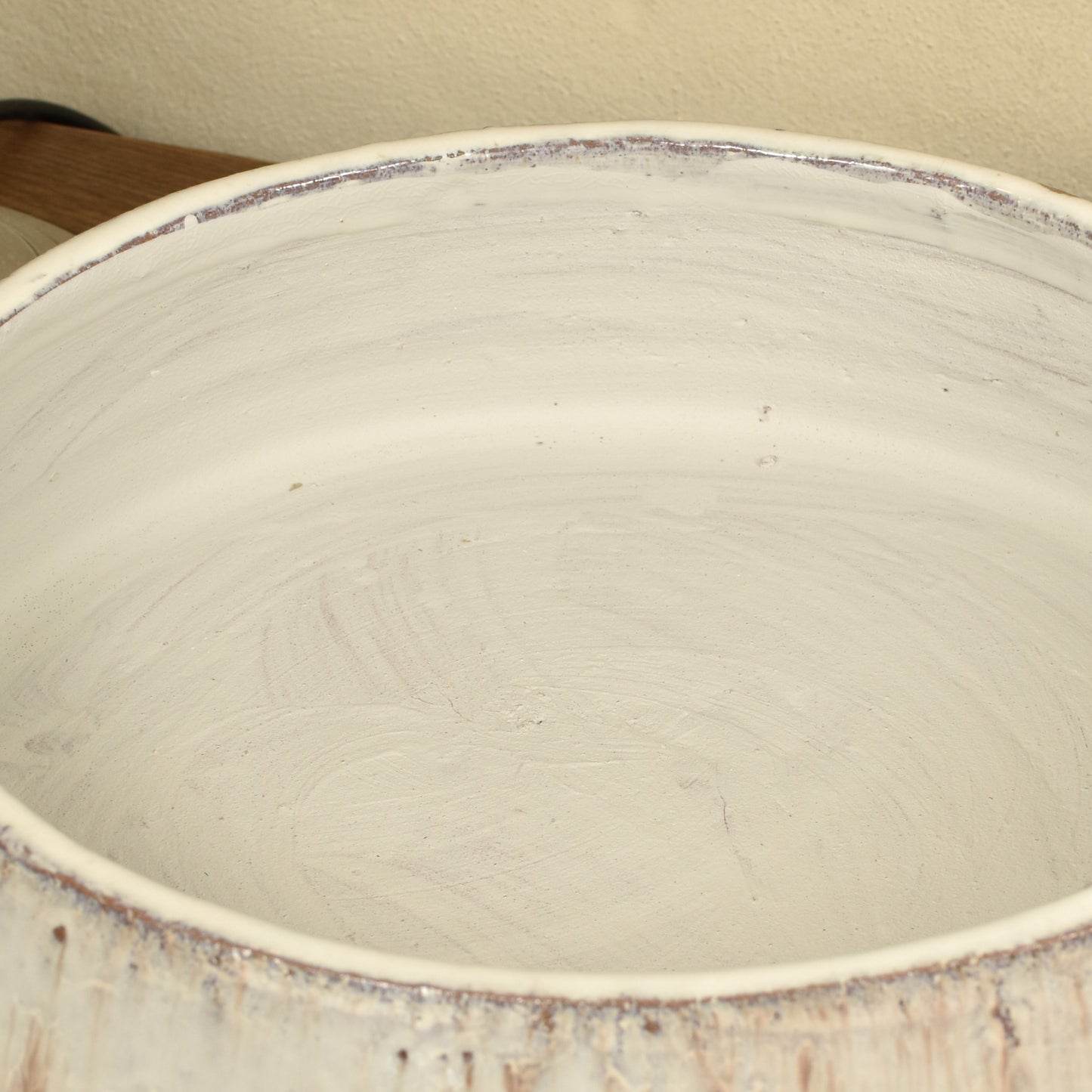 Shallow Rustic Glaze Bowl - Large