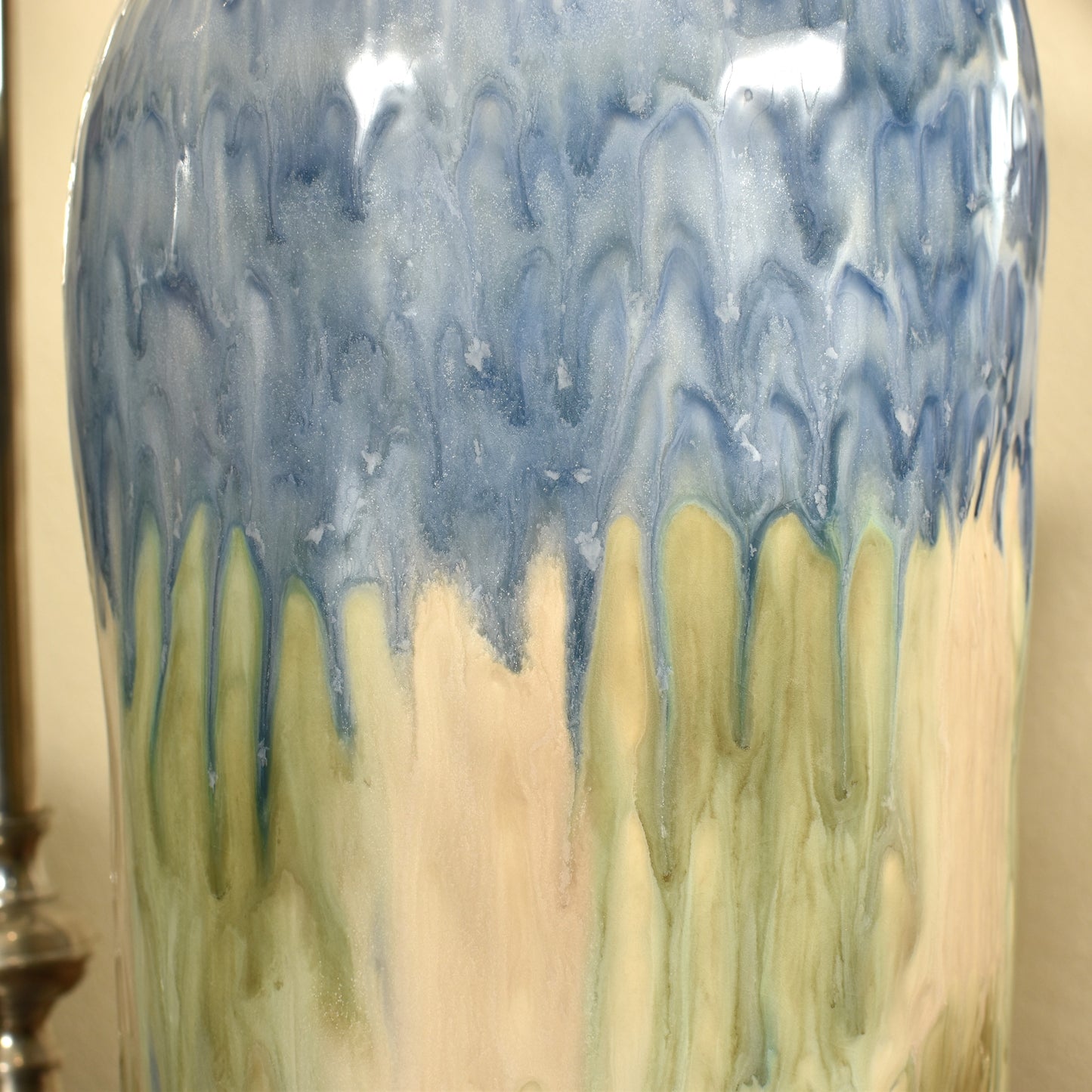 Green & Blue Organic Shape Vase - Large