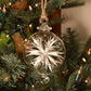 Retro Trumpets Handblown Glass Bauble - White - Large