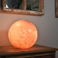 Rose Pink Quartz Handblown Glass Lamp - Sphere Large