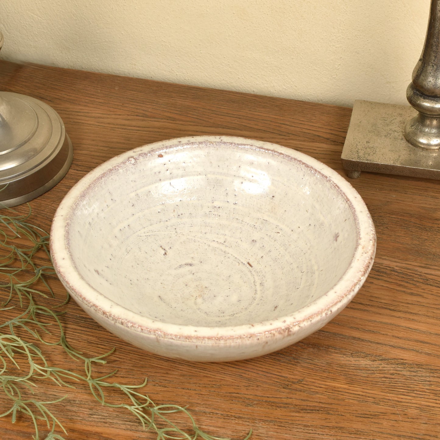 Small Rustic Glazed Dish - 22cm