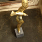 Decorative Sea Gull Bird Sculpture - Gold