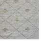 Siesta - Handwoven Leather Floor Rug - Beige - 160x230cm