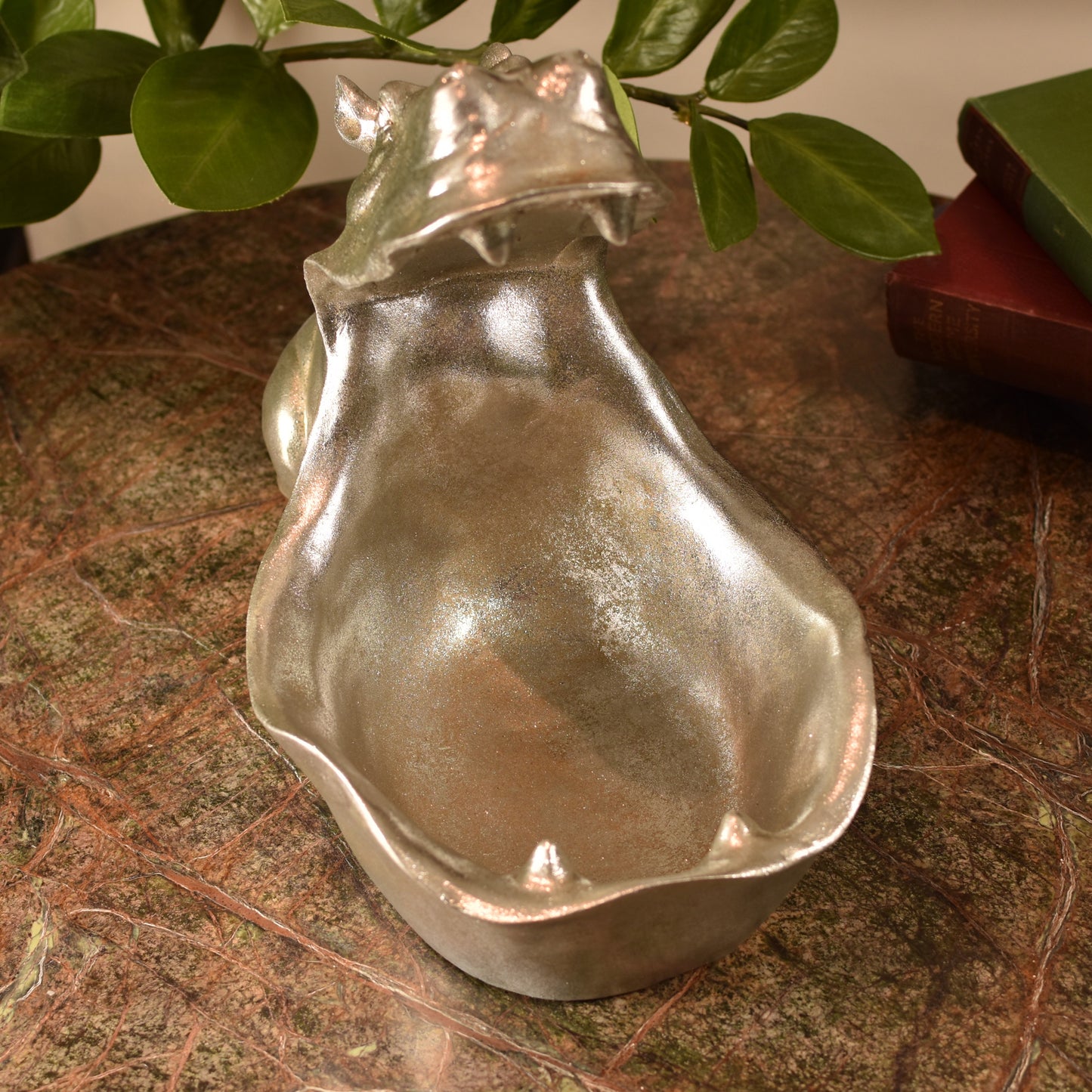Big Mouth Hippo Bowl - Silver