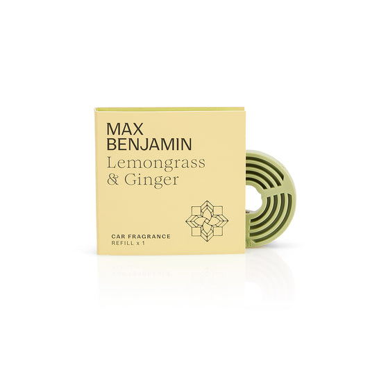 Lemongrass & Ginger Refill for Car Fragrance - Max Benjamin