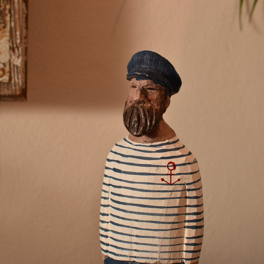 Characterful Fisherman Figure - Small