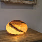Toffee Glass Lamp - Pebble