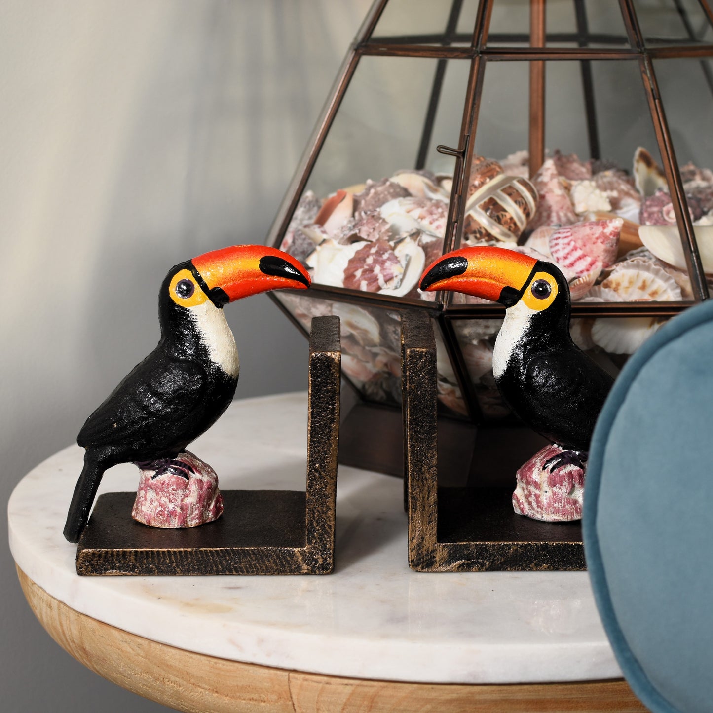 Pair of Toucan Bookends