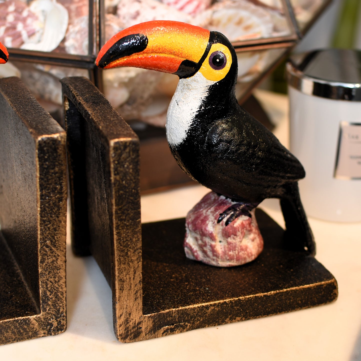 Pair of Toucan Bookends