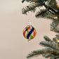 Ribbons Handblown Glass Bauble - Gold & Multi - Small