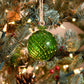 Spiral Egyptian Glass Bauble -  Emerald Green - Large