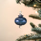 Victorian Coach - Egyptian Glass Bauble - Blue - Small