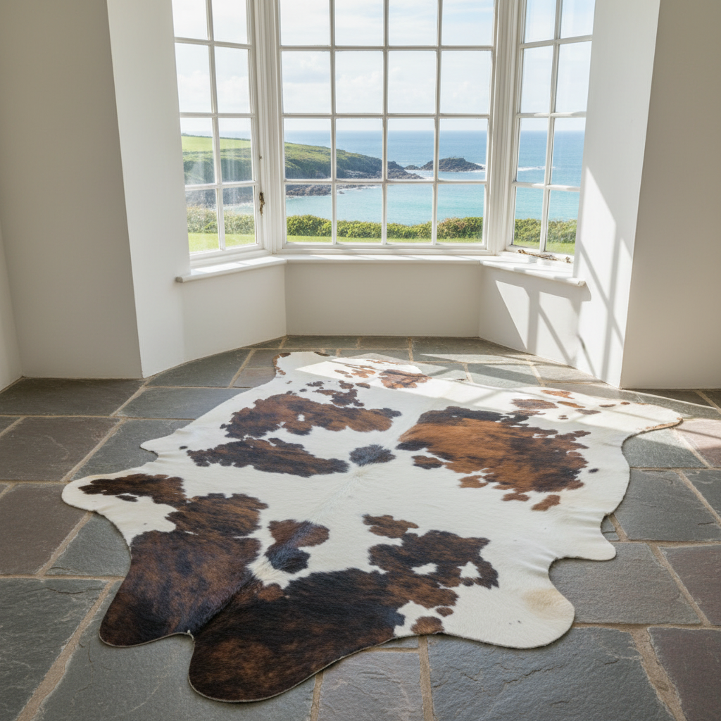 Cowhide - Tri Colour - Black, Brown, White - XL