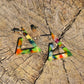 Triangular Hoop Earring - Tropical