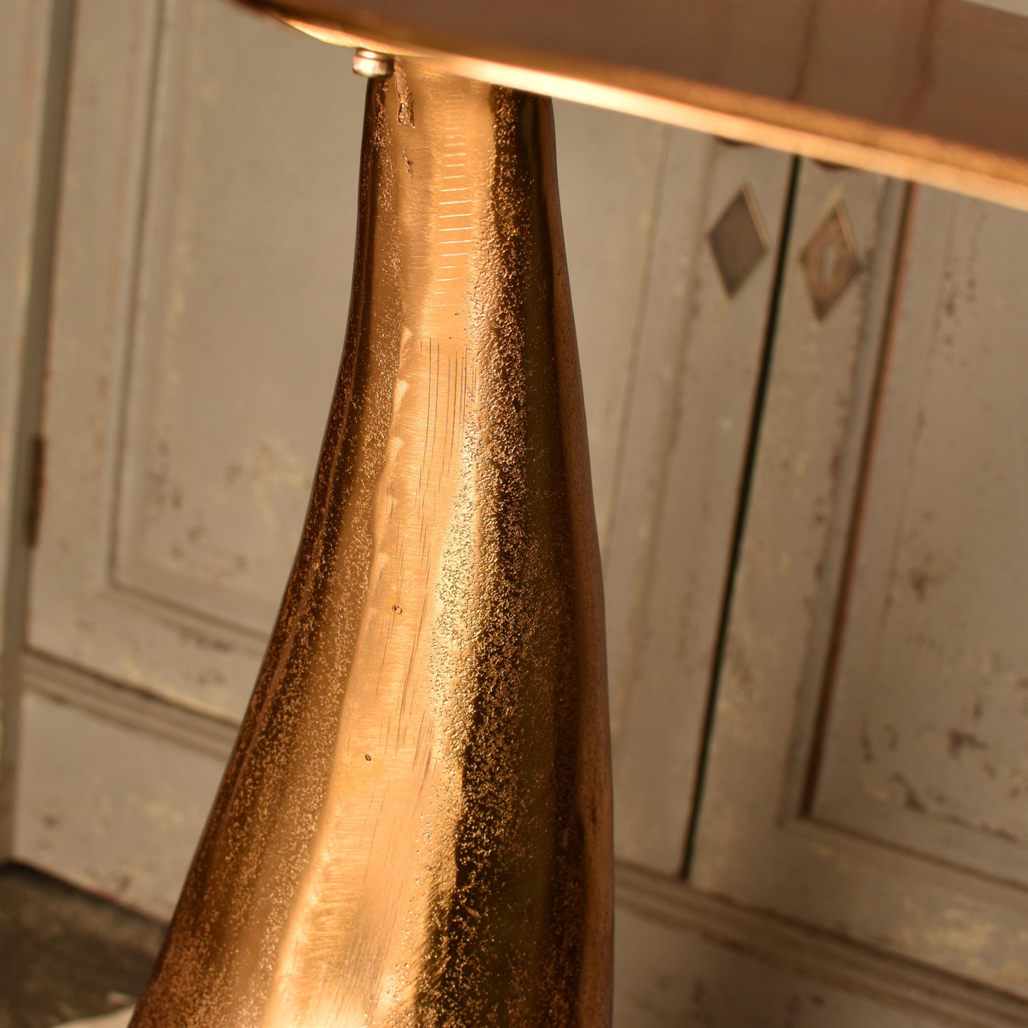 Whale Tail Side Table - Gold