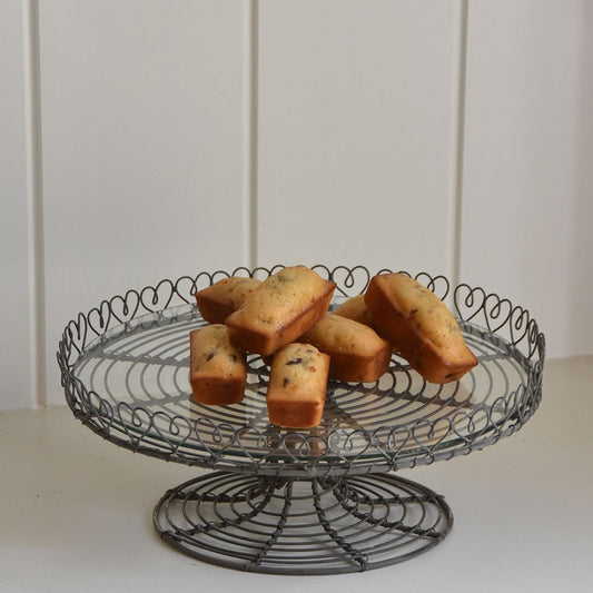 Wire Hearts Cake Stand