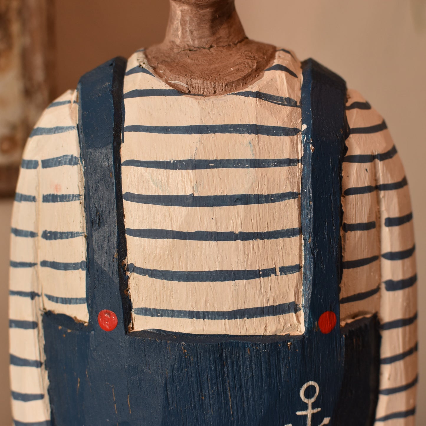 Characterful Fisherman Figure - Tall