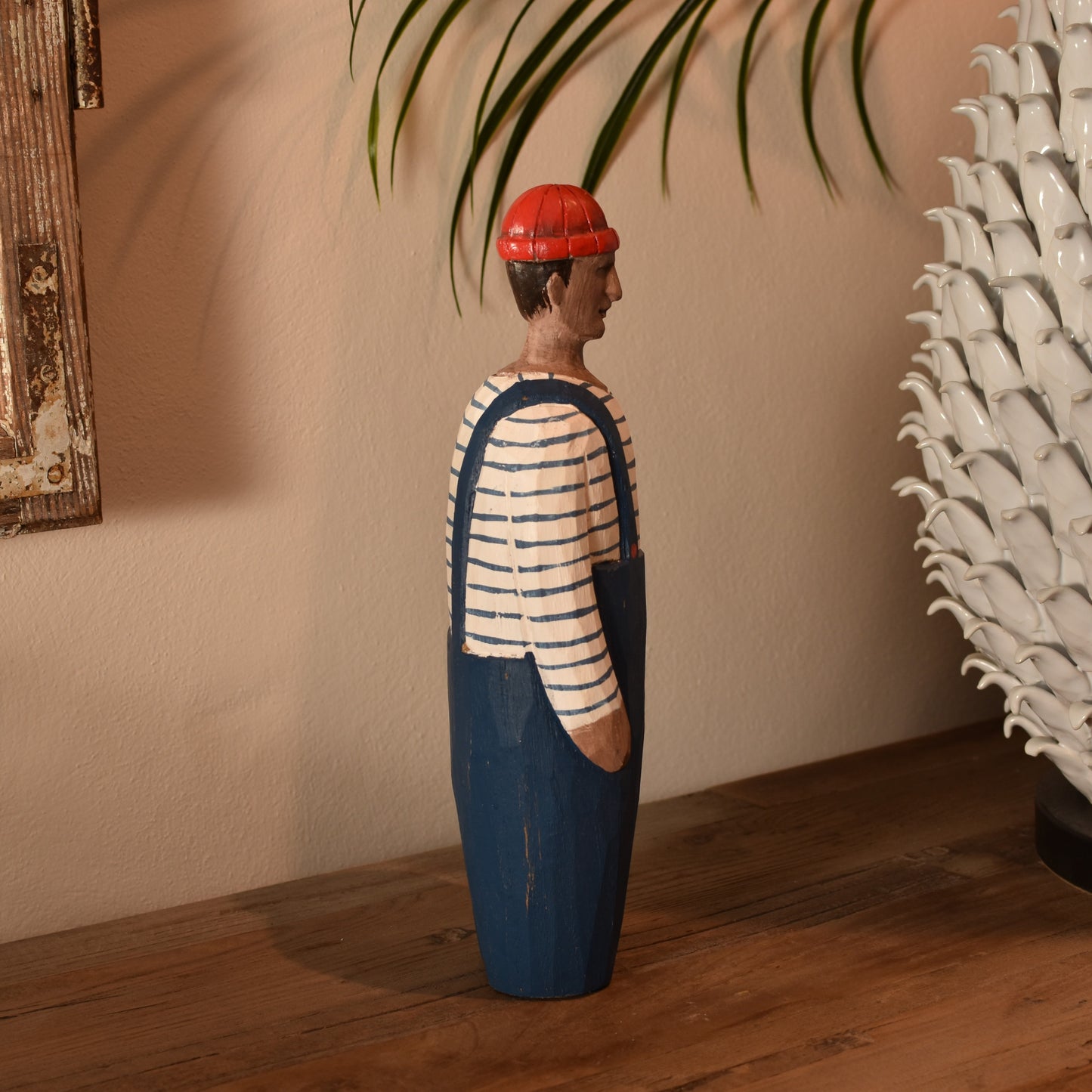 Characterful Fisherman Figure - Tall
