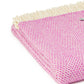 Pink Sherbet Beehive Pure Wool Throw