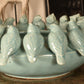 Owls and Birds Bowl - Duck Egg Blue