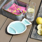 Decorative Fish Dish - Aqua
