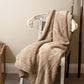 Beige Mink Fleece Throw