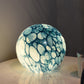 Blue Quartz Handblown Glass Lamp - Sphere Small