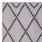 Arrullo - Jacquard Woven Floor Rug - Ivory and Charcoal - 160x230cm
