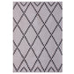 Arrullo - Jacquard Woven Floor Rug - Ivory and Charcoal - 160x230cm