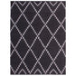 Arrullo - Jacquard Woven Floor Rug - Ivory and Charcoal - 160x230cm