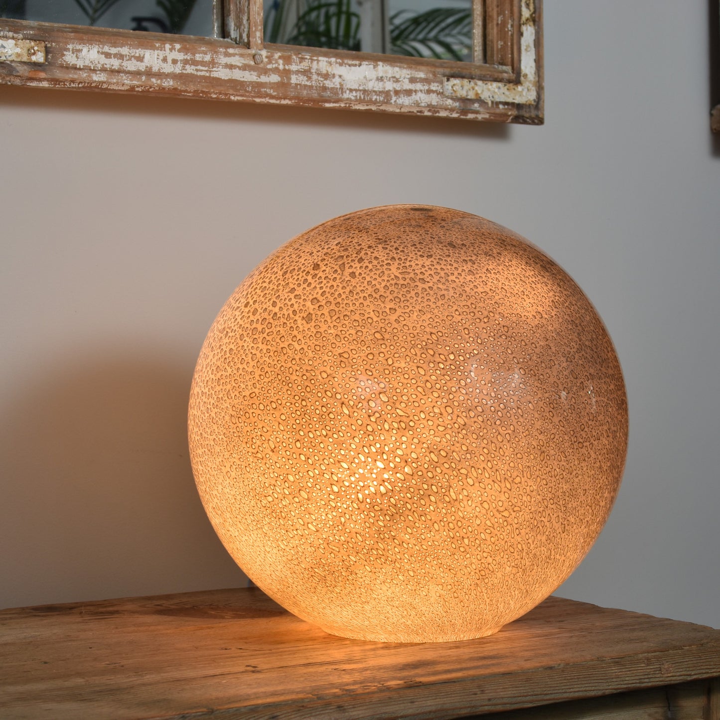 Metallic Bubbles Glass Lamp - Sphere Large