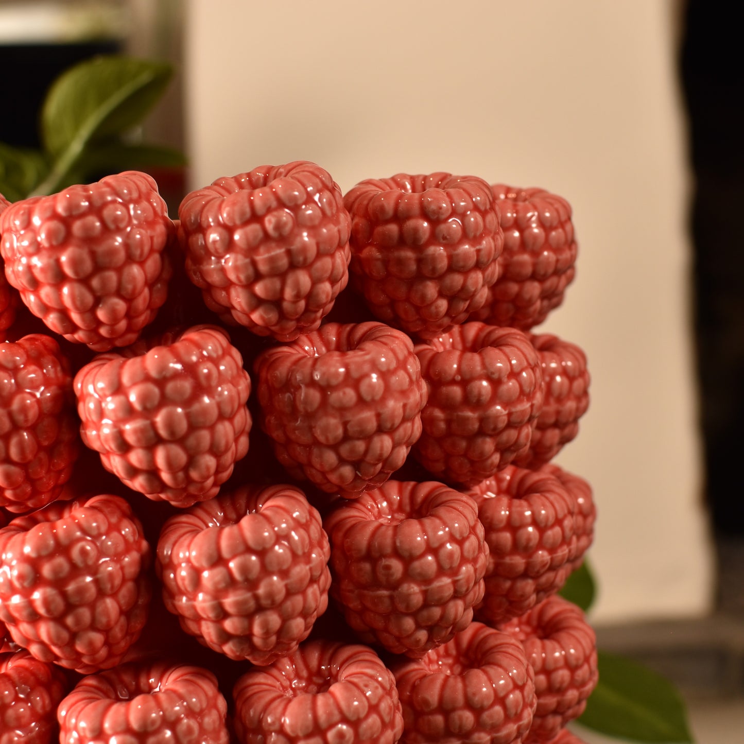 Raspberry Vase