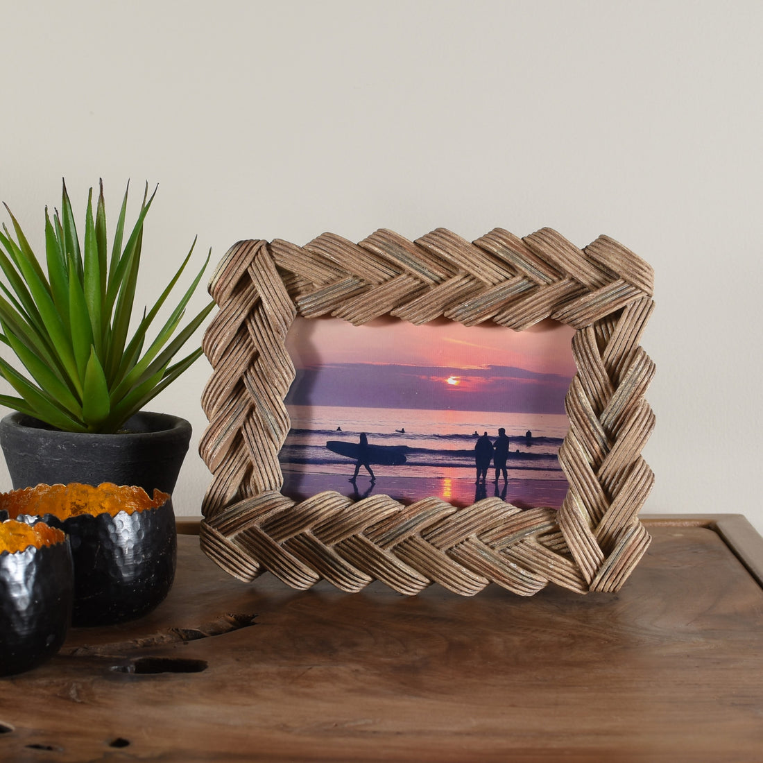 Rattan Effect 6x4 Photo Frame – Rural Urban
