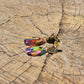 Kate Wide Droplet Earring - Multi Coloured