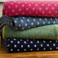 Sea Green & Yellow Dot Pure Wool Throw 200cm