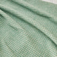 Sea Green Waffle Pure Wool Throw / Blanket 240cm