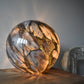 Smoked Quartz Handblown Glass Lamp - Sphere Large